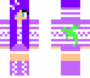 purple lady