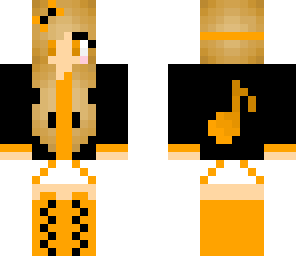 avabear orange music girl