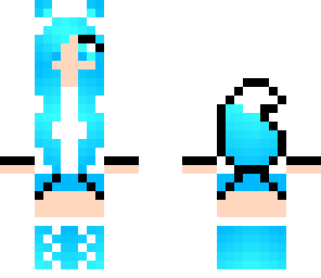 blue wolf girl