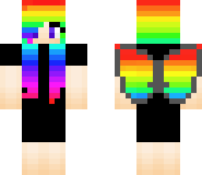 rainbow girl