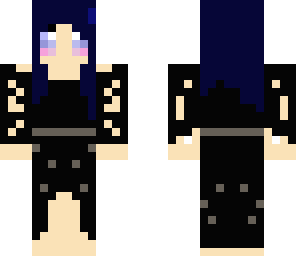 goth girl with blue eyes