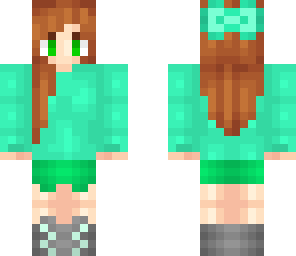basic mint girl