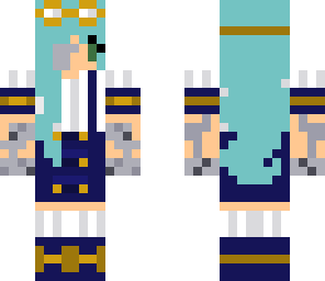 cyborg girl blue hair
