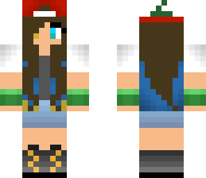 pixelmon ash - brown hair girl 1