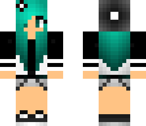 blue hair girl