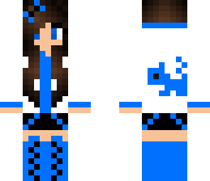 blue cat girl