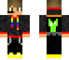 rainbow hood boy