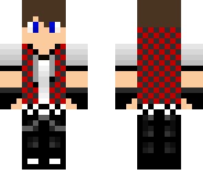 cool red checkered jacket guy