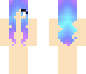 pastel galaxy hair
