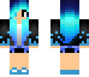 blue water girl