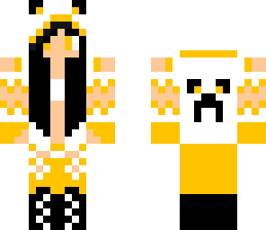 orange panda girl