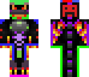 fiery rainbow ender dragon