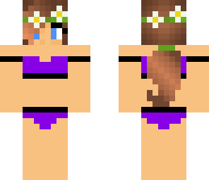 neon purple bikini