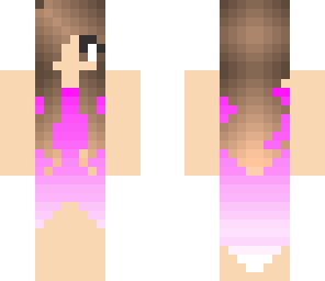 girl in pink dress