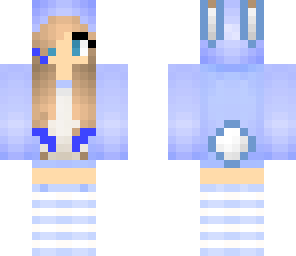 my blue bunny skin