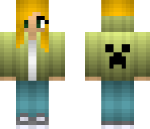 creeper hoodie girl