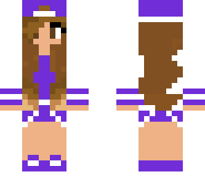 girl purple-white