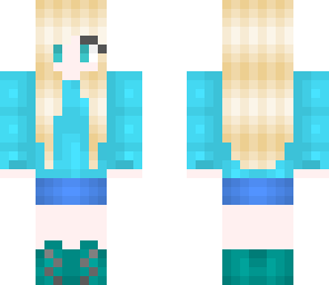 blue girl