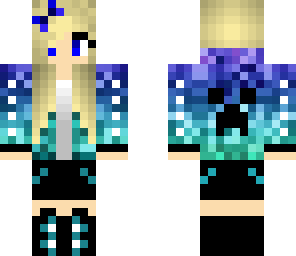 blue disco girl