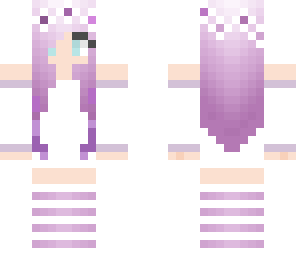 violet pastel girl