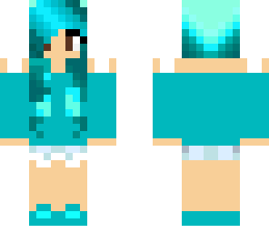 teal girl