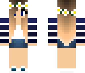 blue flowergirl