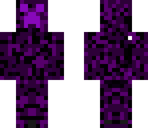 purple ender creeper person