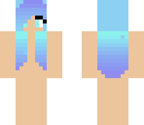 very blue hair base