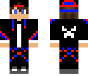 red and blue boy