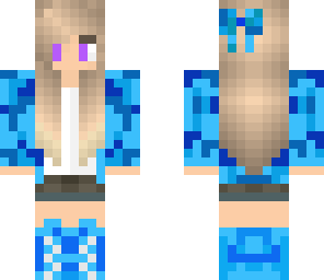 girl in blue