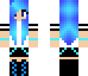 blue girl