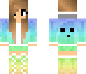 rainbow slime girl
