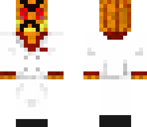 angry pumpkin man