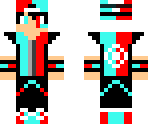 blue and red boy