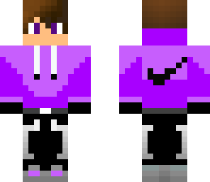 purple nike guy