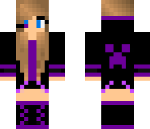 purple gamer girl