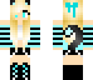 kitty girl blue