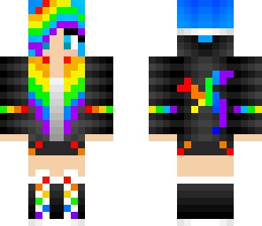rainbow dragon girl