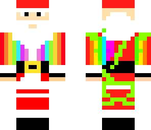 rainbow claus