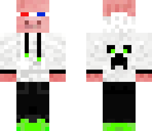 3d glasses pig
