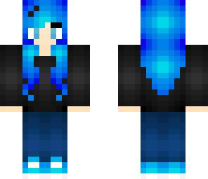 blue hair girl