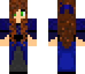 chrisine daae in blue