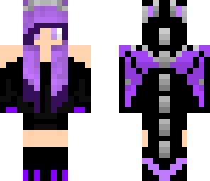 ender dragon girl  hair edited