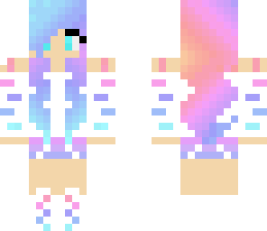 pastel rainbow girl