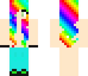 rainbow girl