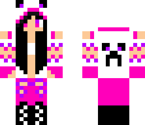 lila creeper panda girl