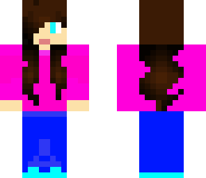 pink shirt girl
