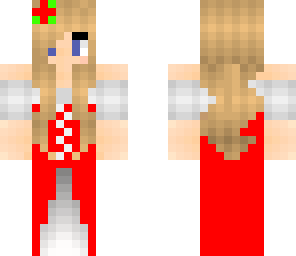 red medieval girl