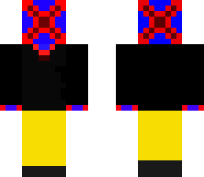 blue and red warrior