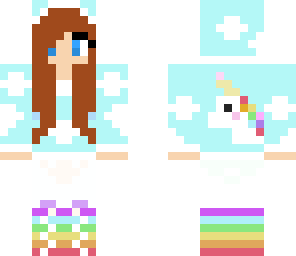 edited unicorn girl